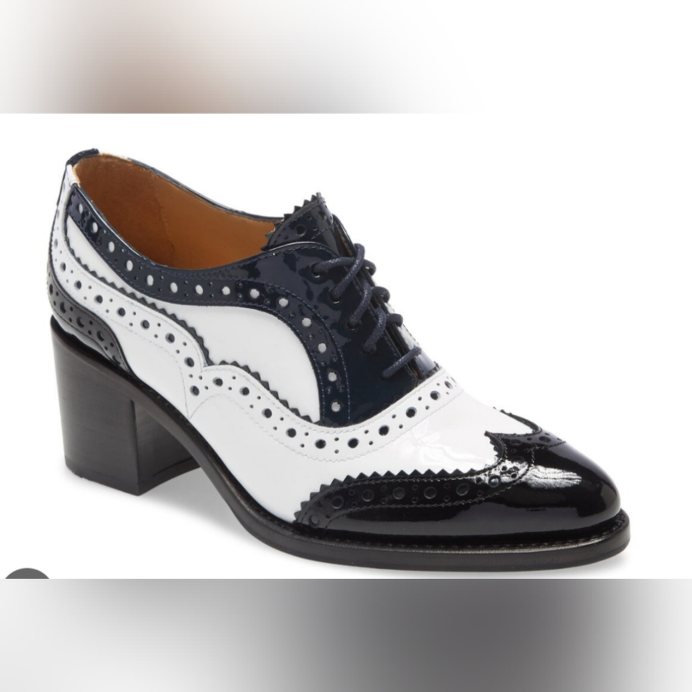 The Office of Angela Scott, Mrs. Doubt Black, White, and Navy Size 38